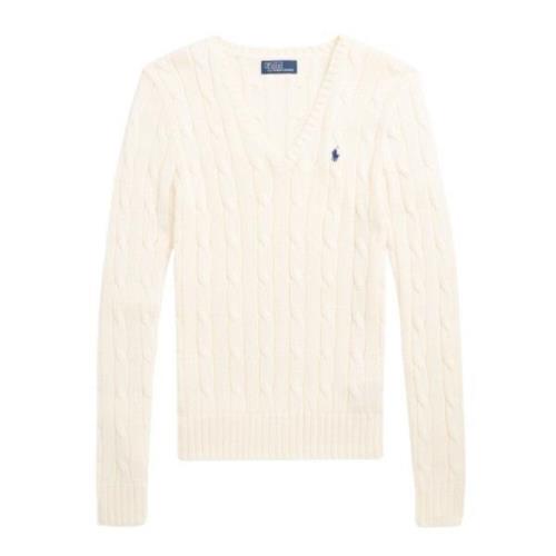 Twistet bomuldssweater Kimberly fra Ralph Lauren