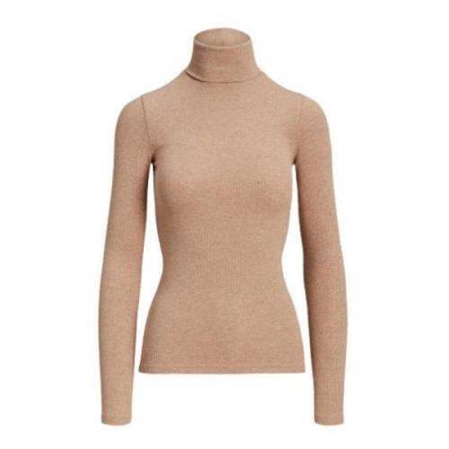 Slim Fit Ribstrikket Turtleneck