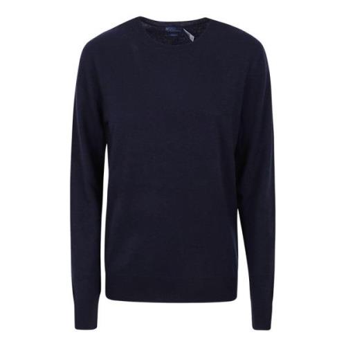 Marineblå Langærmet Pullover