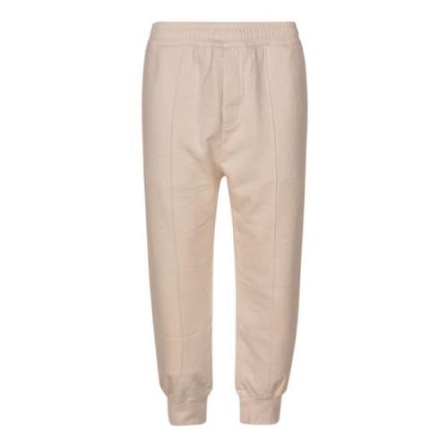 Afslappede Beige Bomuldsjoggers