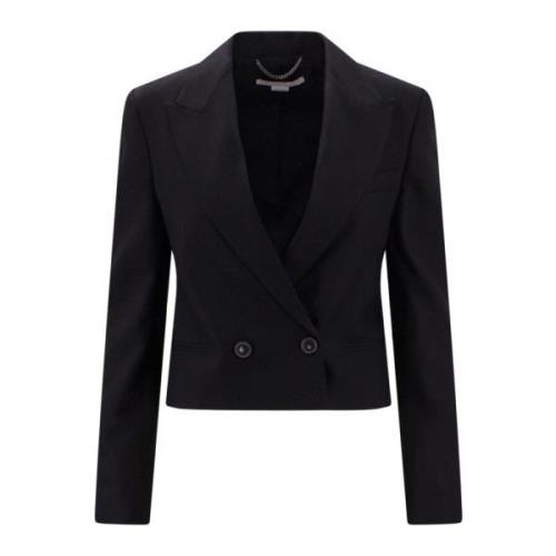 Sort Læder Blazer SS23