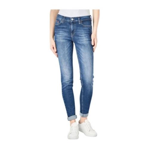 Højtaljede Skinny Jeans