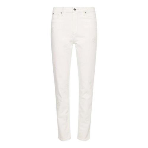 Broderet Blomster Mom Jeans