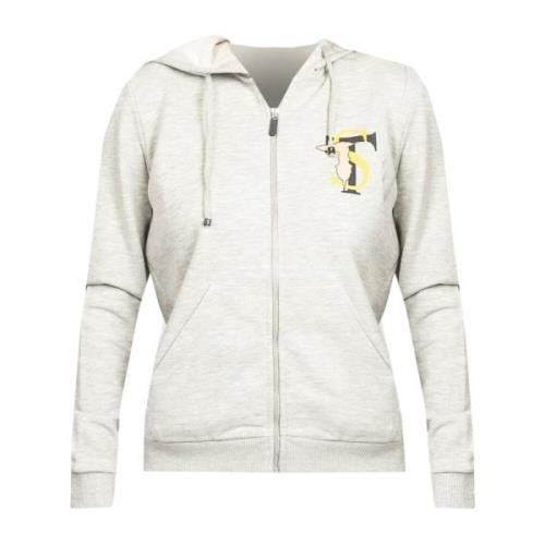 Sport Hoodie med Logo Print