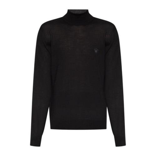 Turtleneck sweater med Medusa-ansigt