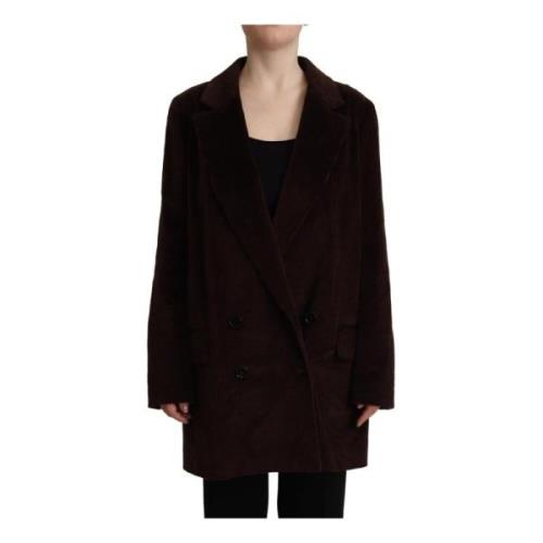 Bordeaux Corduroy Oversized Blazer Jakke