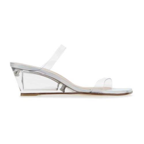 Transparente PVC Lucite Aleena Mules