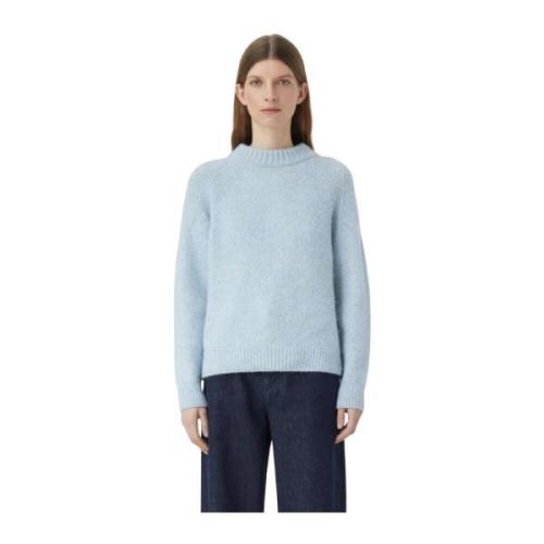 Italiensk Mouliné Strik Rund Hals Sweater