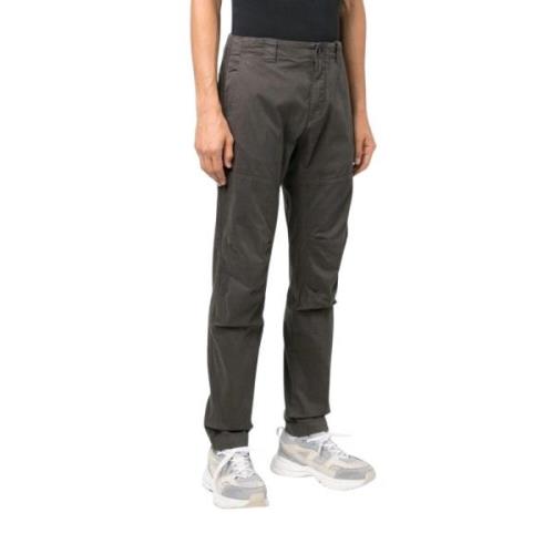 Stretch Sateen Chino Pants Raven