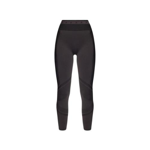 Logo Ribbed Leggings