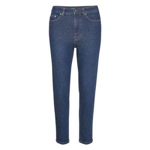 Moderne Højtaljede Slim Jeans