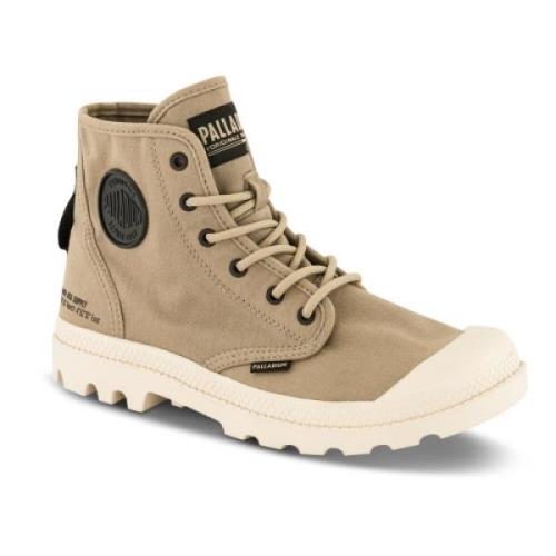 Vegan Hi-Top Canvas Sneakers