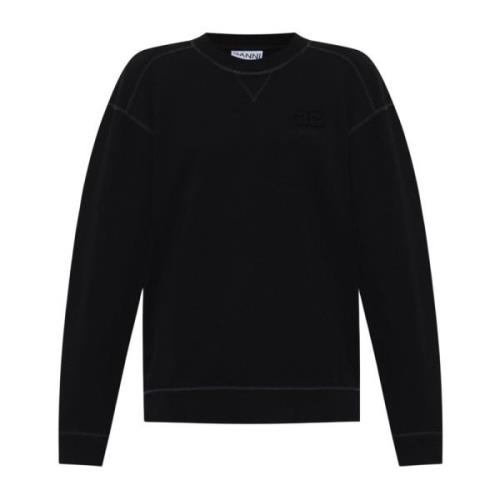 Sweatshirt med logo