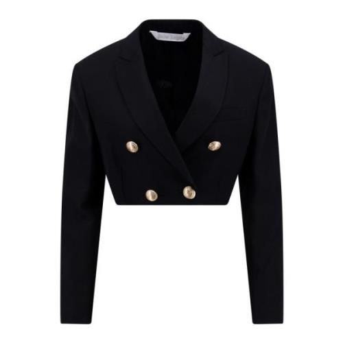 Sort Dobbeltknap Blazer, AW23