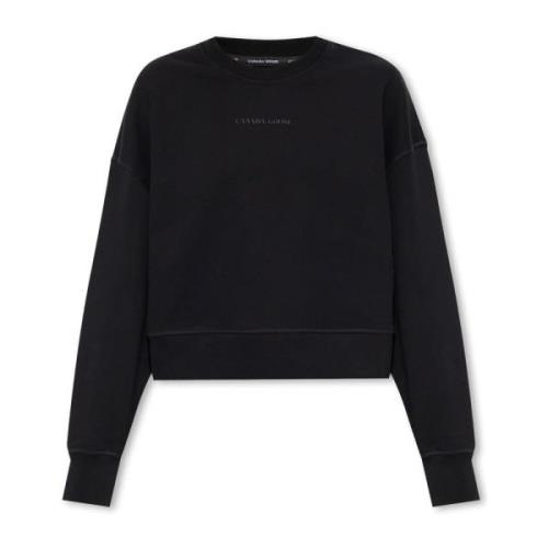 Sweatshirt med logo