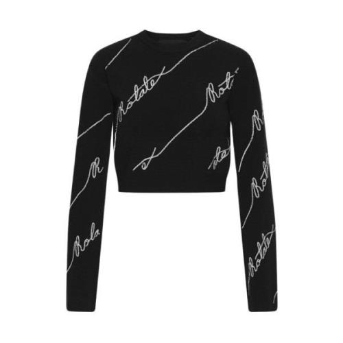 Sequin Logo Sweater