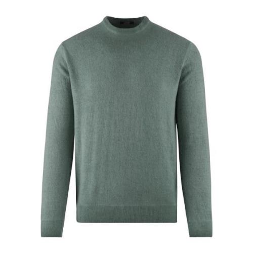 Uld Rund Hals Sweater, Varm og Stilfuld