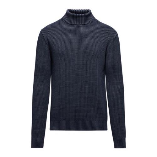 Varm Ribbet Bomuld Turtleneck