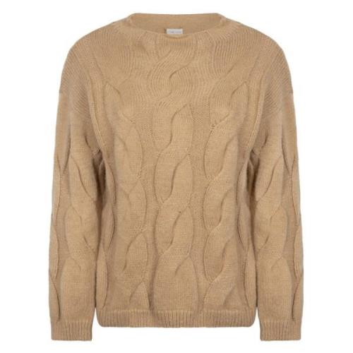 Silva Tile Strik Pullover | Beige