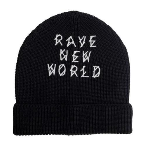 Sort Rave New World Beanie