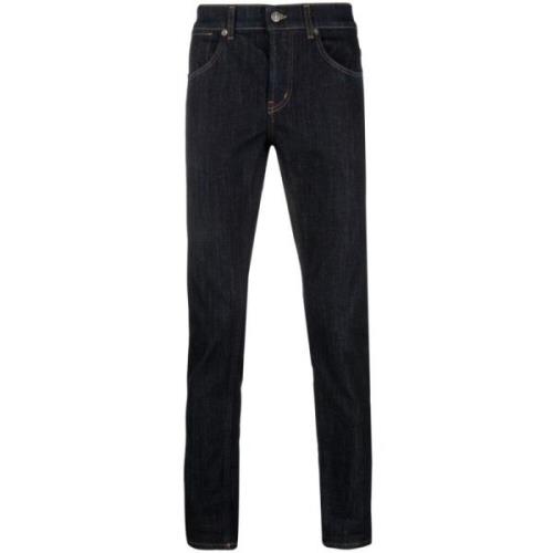 Slim-Fit Indigo Blue Jeans