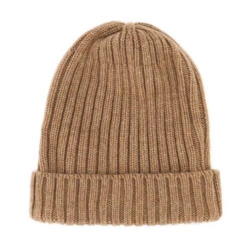 Kamel Cashmere Beanie Hat