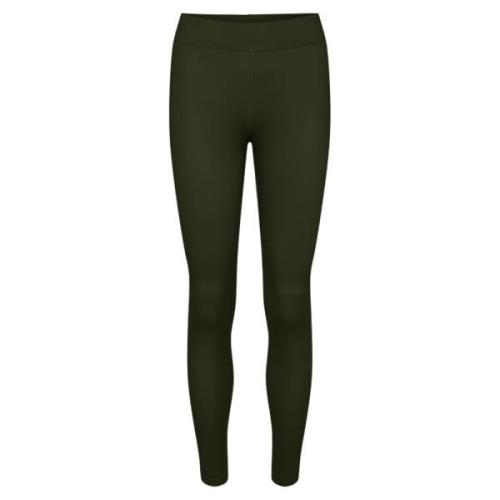 Alma Leggings Fleece - Mørk Armygrøn