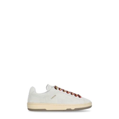 Hvide Sneakers i Ruskind