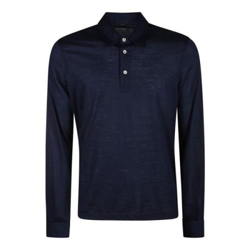 Uld Polo Shirt med Krave