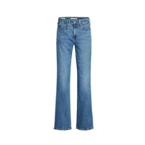 Højtaljede Bootcut Jeans