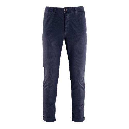 Stribet Gabardine Chino Bukser