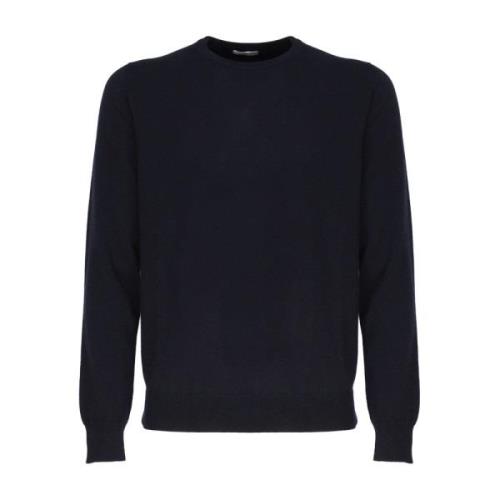 Sort Letvægts Crew Neck Sweater