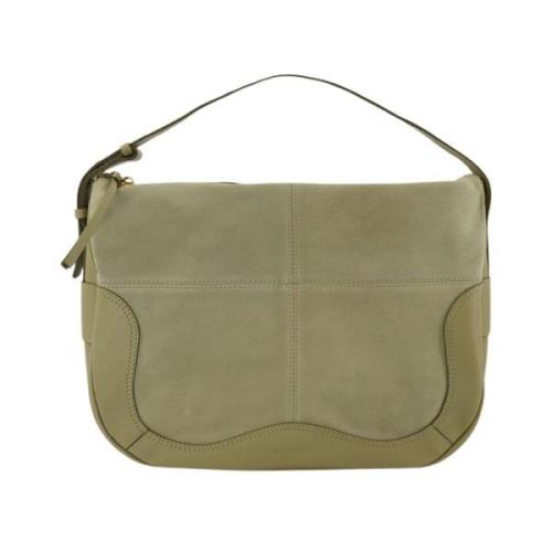 Boho Chic Hana Hobo Taske - Pottery Green Læder