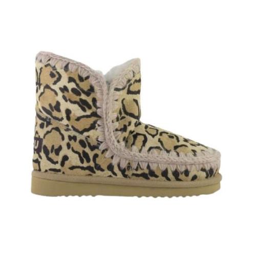 Håndlavet Eskimo 18 Leopard Print Støvler