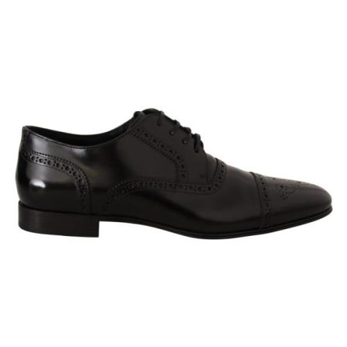 Sort Læder Oxford Wingtip Formelle Sko