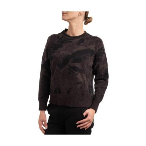 Chenille Crew Neck Sweater med tekstur