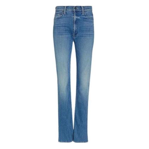 Højtaljede straight leg jeans