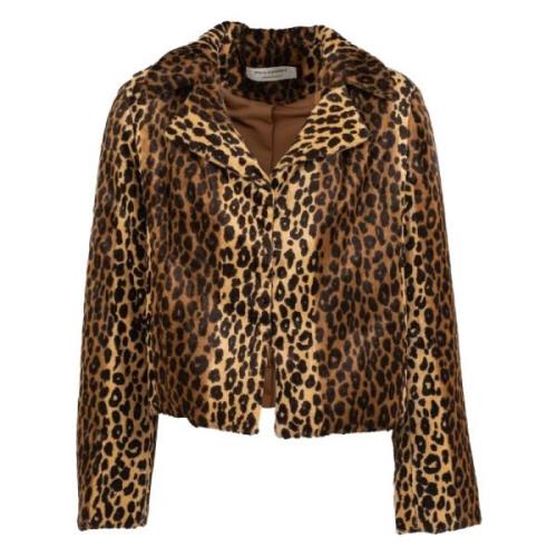 Leopard Print Jakke