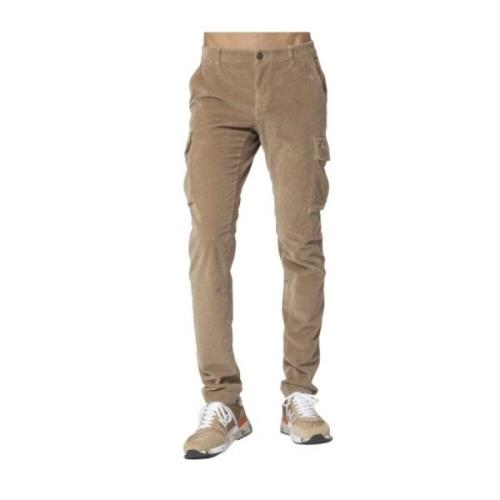 Brun Corduroy Cargo Bukser