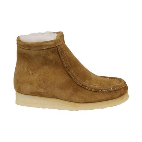 Beige Wallabee Hi Ruskindsstøvler