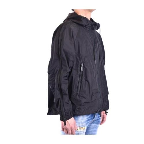 Sort Windbreaker Jakke