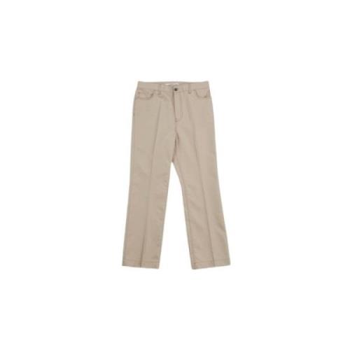 Straight fit trousers in cotton