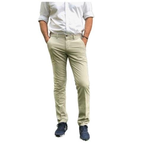 Slim Fit Fløjl Bomuld Chino Bukser