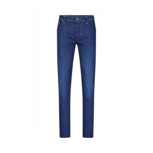 Slim-Fit Zip Jeans