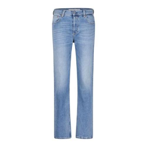 High-Waist Straight Leg Jeans til kvinder