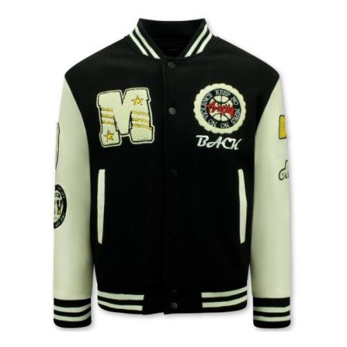 Vintage Varsity Baseball Oversize Jakke til Herrer - 7086