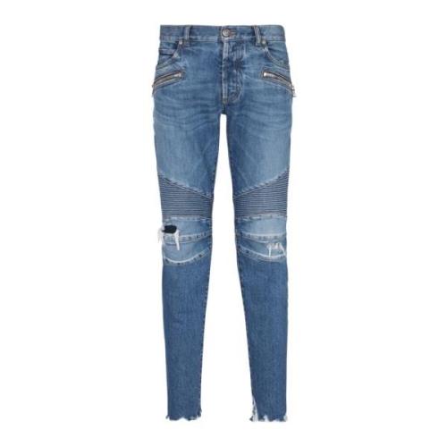 Slim-fit bomuldsjeans