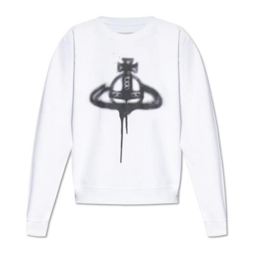 Sweatshirt med logo