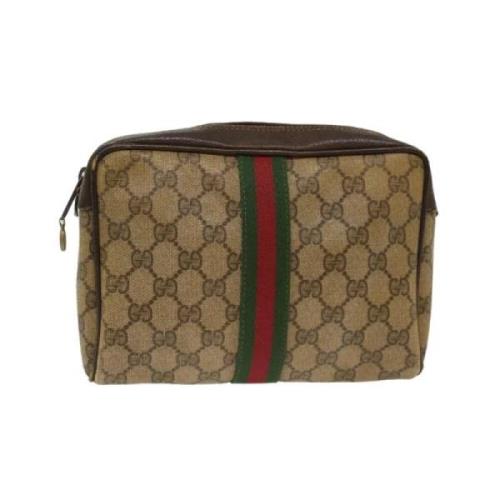 Pre-owned Canvas gucci-tasker