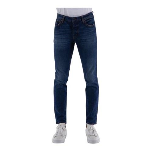 Slim Fit Blå Jeans